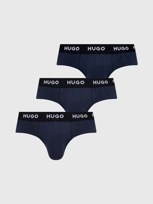 HUGO slipy (3-pack) 50469763 męskie kolor granatowy 50469763