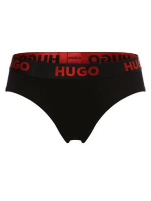 HUGO Slipy Kobiety Dżersej czarny jednolity,