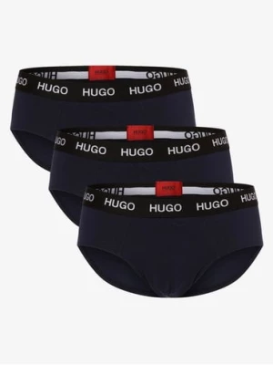 HUGO Slipy pakowane po 3 szt. Mężczyźni Bawełna niebieski