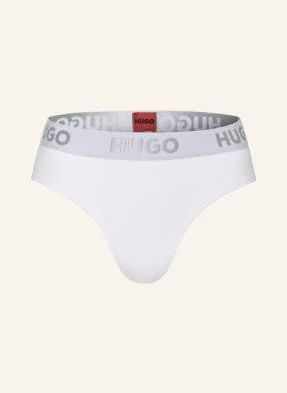 Hugo Slipy Sporty Logo weiss