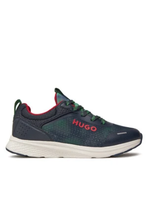 HUGO Sneakersy G00304 S Granatowy