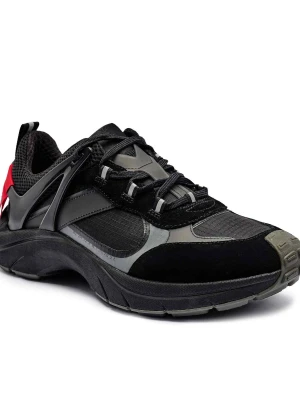 HUGO Sneakersy GO2_merp | z dodatkiem skóry czarny
