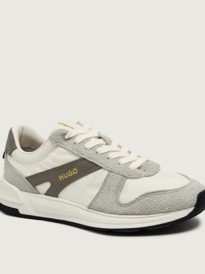 HUGO Sneakersy GO3_nymf | zamsz szary