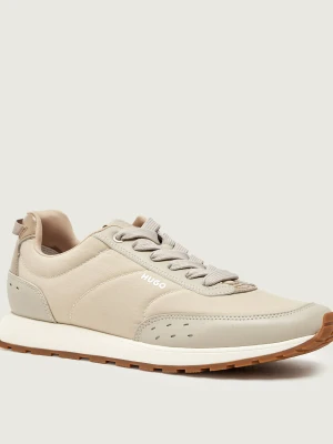HUGO Sneakersy Icelin_runn_nyptpu beżowy