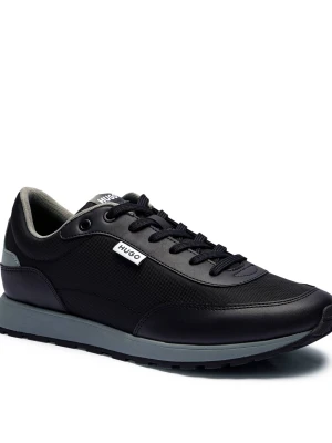 HUGO Sneakersy Icelin_runn_pupdny_N czarny