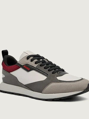HUGO Sneakersy Icelin_runn_pupes szary