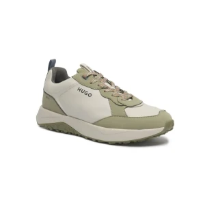 HUGO Sneakersy Kane_Runn_Nanu | z dodatkiem skóry