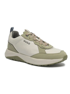 HUGO Sneakersy Kane_Runn_Nanu | z dodatkiem skóry
