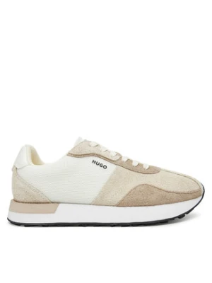 HUGO Sneakersy Kiria Runn hsdme 50541592 Écru