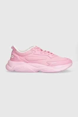 HUGO sneakersy Leon kolor różowy 50512717