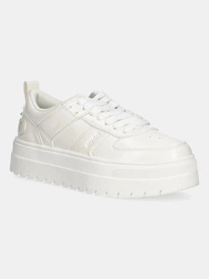 HUGO sneakersy Lyssa damskie kolor beżowy 50548151