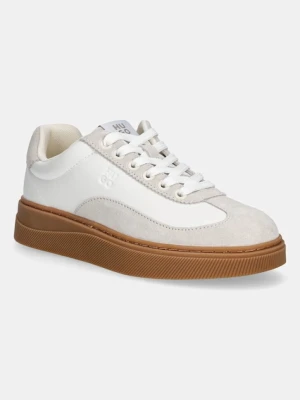 HUGO sneakersy Lyzz damskie kolor beżowy 50552700