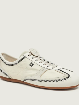 HUGO Sneakersy Mystie_Lowp_nyaltel | zamsz ecru