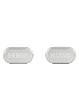 HUGO Spinki do mankietów E-Classic 50494892 Srebrny
