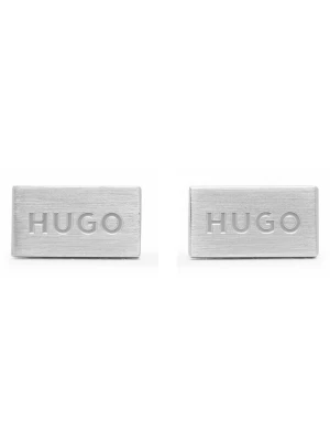 HUGO Spinki do mankietów E-Classic2 50565308 Srebrny