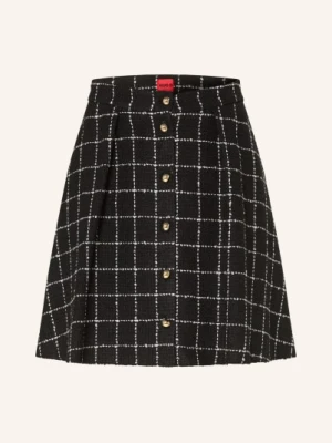 Hugo Spódnica Bouclé Rikla schwarz