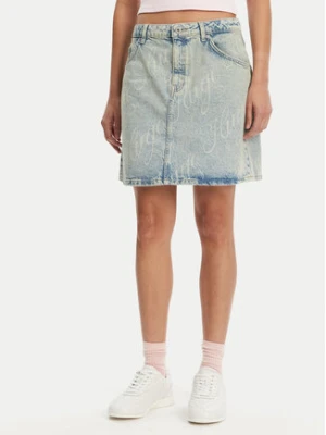 HUGO Spódnica jeansowa Gami 50534755 Niebieski Regular Fit