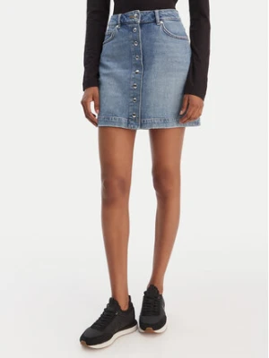 HUGO Spódnica jeansowa Gilvie 50553182 Niebieski Regular Fit