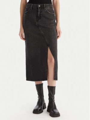 HUGO Spódnica jeansowa Goja_B 50546327 Czarny Regular Fit