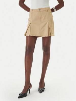 HUGO Spódnica jeansowa Rundale-2_B 50557342 Beżowy Regular Fit