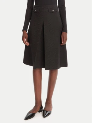 HUGO Spódnica midi Raferi 50542629 982 Czarny Regular Fit