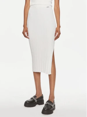 Hugo Spódnica ołówkowa Sareplie 50514292 Écru Slim Fit