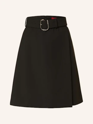 Hugo Spódnica Ronea W Stylu Kopertowym schwarz