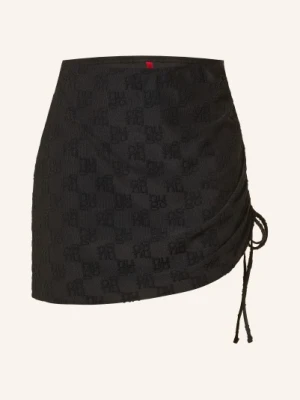 Hugo Spódnica Z Dżerseju Terry schwarz