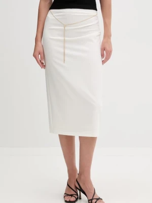 HUGO spódnica z rozcięciem z wiskozą Ratsa