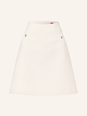 Hugo Spódnica Z Tweedu Rabrina Z Błyszczącą Przędzą weiss