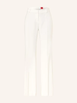 Hugo Spodnie Bootcut Hilotinna weiss