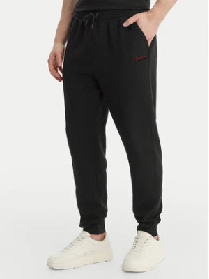 HUGO Spodnie dresowe Atlas 50557004 Czarny Regular Fit