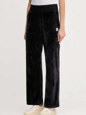 HUGO spodnie dresowe damskie kolor czarny gładkie 50549812