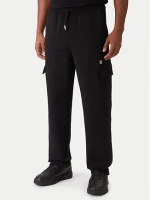 HUGO Spodnie dresowe Danovopan 50546376 Czarny Relaxed Fit
