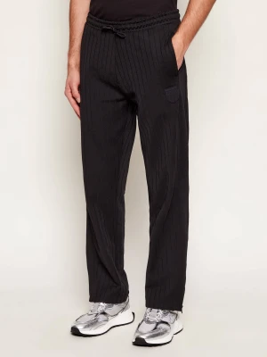 HUGO Spodnie dresowe Davropant | Relaxed fit czarny