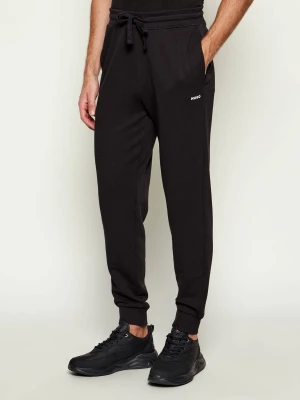HUGO Spodnie dresowe Dayote232 | Regular Fit czarny