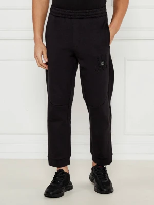 HUGO Spodnie dresowe Debospant | Straight fit czarny