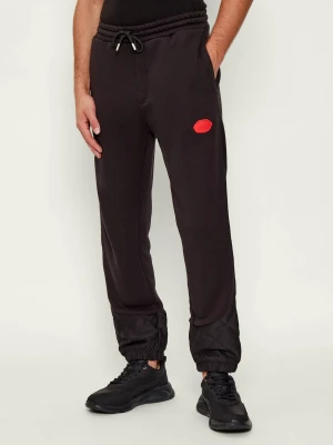 HUGO Spodnie dresowe Dilvanos | Loose fit czarny