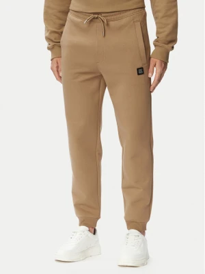 HUGO Spodnie dresowe Dimacs 50533695 Beżowy Relaxed Fit