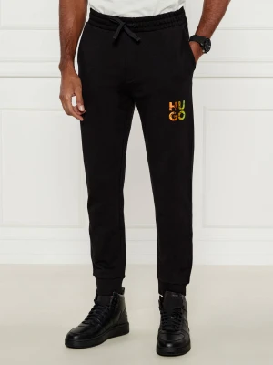 HUGO Spodnie dresowe Dirdupan | Regular Fit czarny