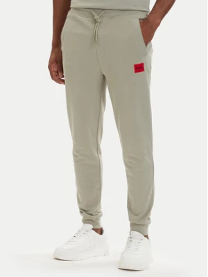 HUGO Spodnie dresowe Doak212 50447963 Zielony jasny Regular Fit