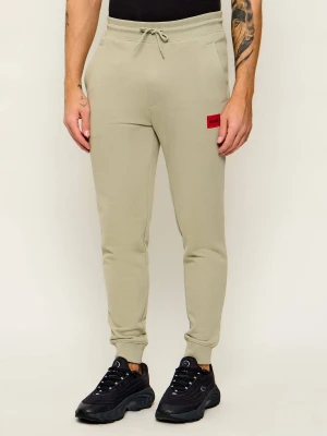 HUGO Spodnie dresowe Doak212 | Regular Fit zielony
