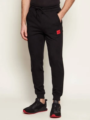 HUGO Spodnie dresowe Doak212 | Regular Fit czarny