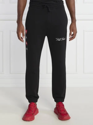 HUGO Spodnie dresowe Duttocks | Regular Fit czarny