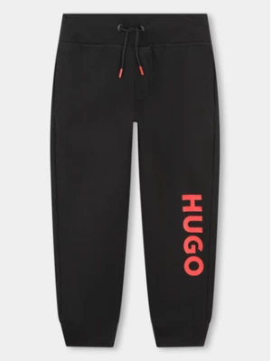 Hugo Spodnie dresowe G00042 D Czarny Regular Fit