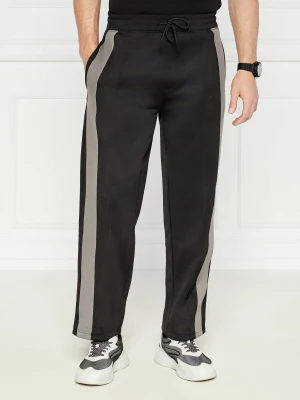 HUGO Spodnie dresowe HUGO X RACING BULLS | Oversize fit czarny