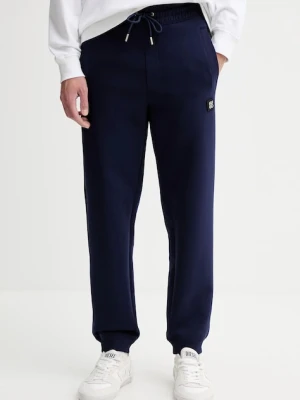 HUGO spodnie dresowe kolor granatowy gładkie 50533695