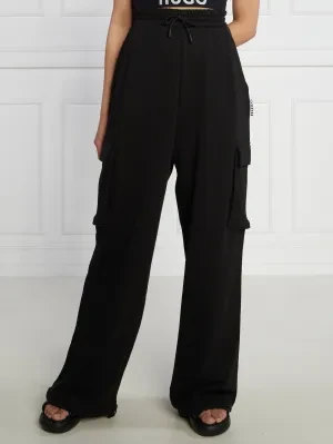 HUGO Spodnie dresowe Naleva | Relaxed fit