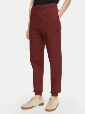 HUGO Spodnie dresowe Nelfinia 50522417 Brązowy Regular Fit