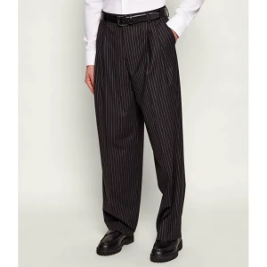 HUGO Spodnie Fedix251 | Relaxed fit | z dodatkiem wełny